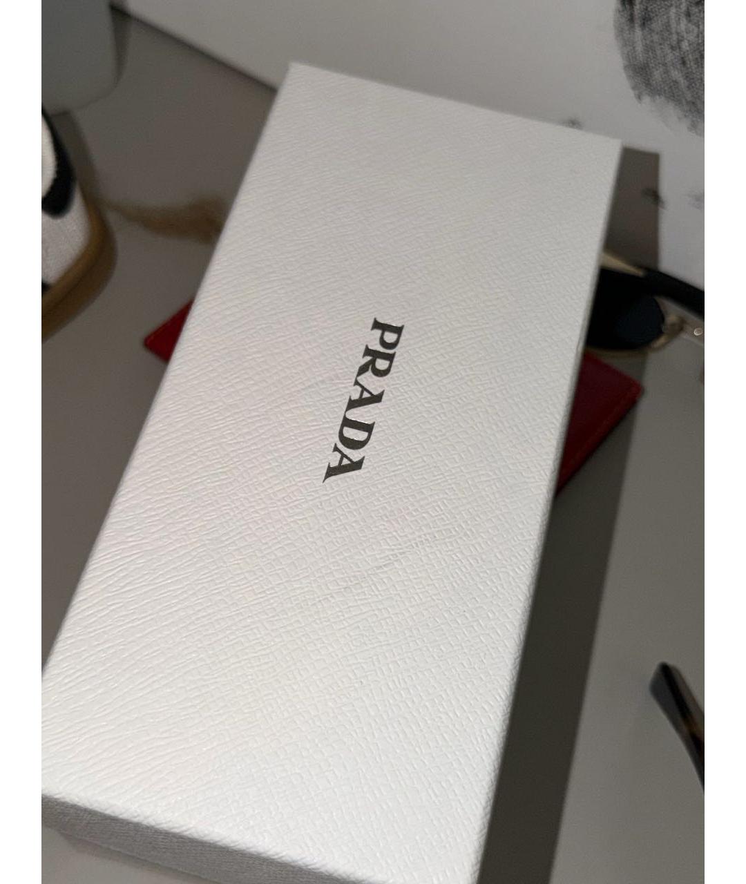 PRADA Коричневые солнцезащитные очки, фото 4