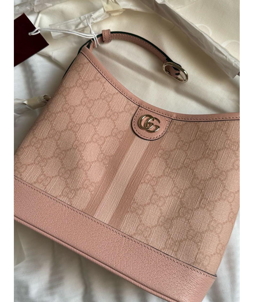 GUCCI Розовая сумка с короткими ручками, фото 4