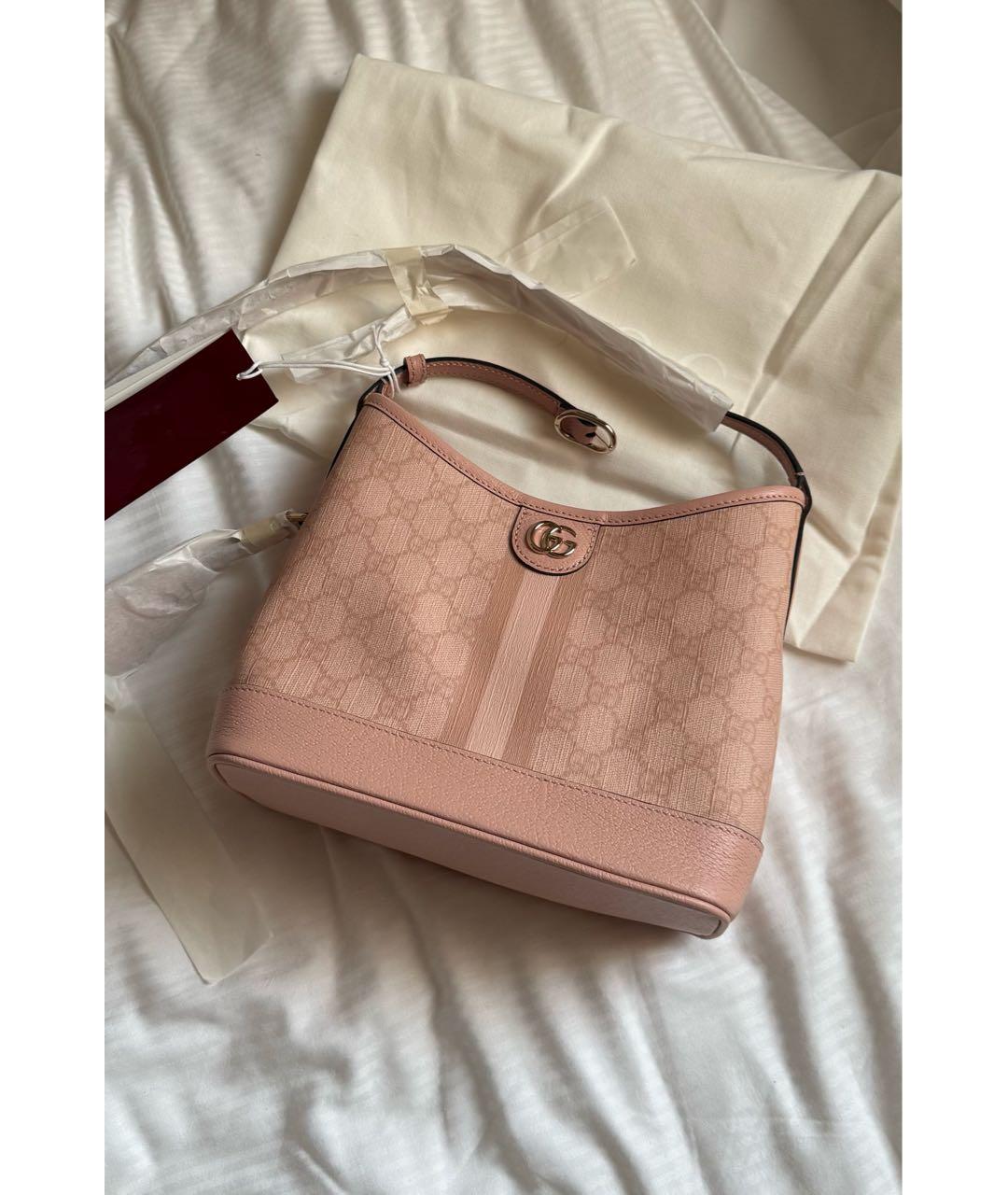 GUCCI Розовая сумка с короткими ручками, фото 2