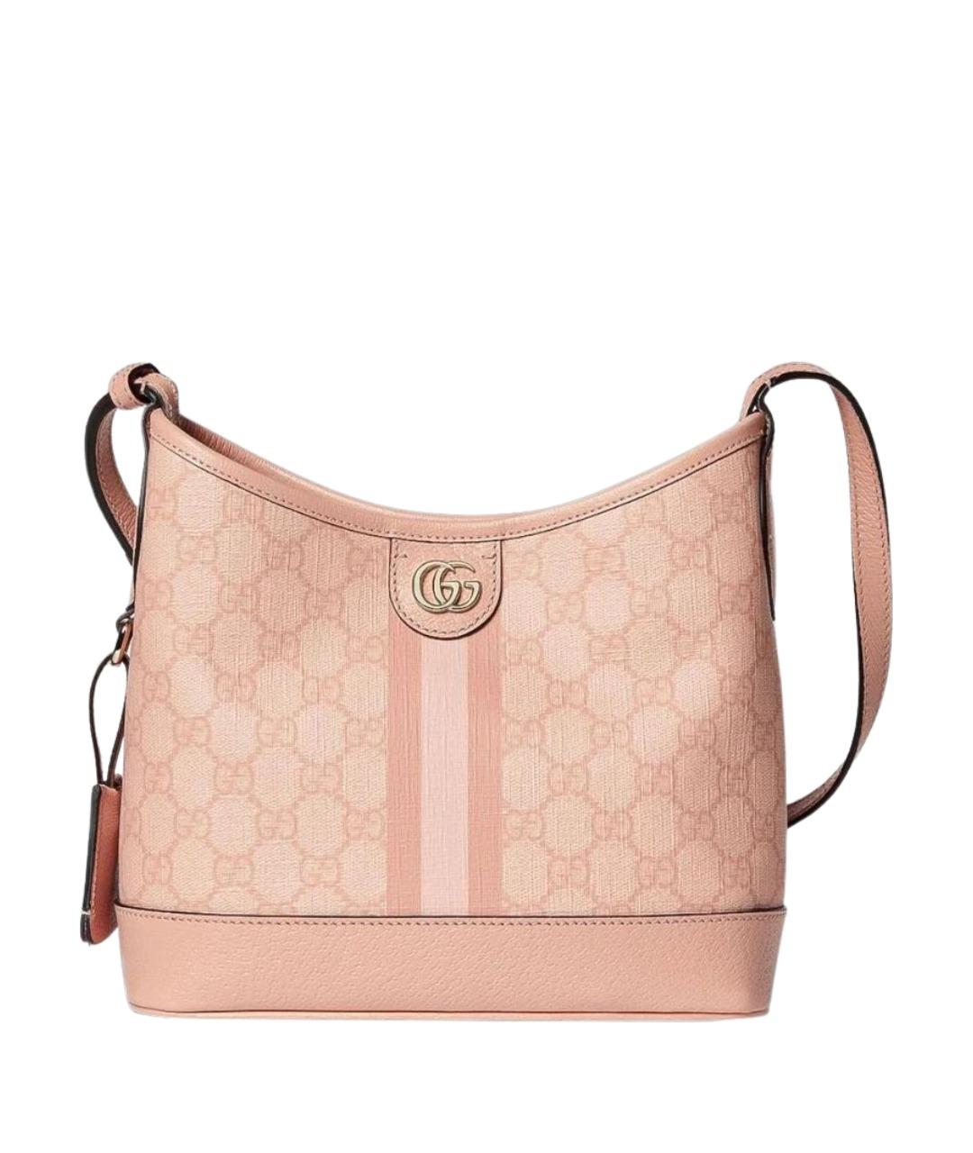 GUCCI Розовая сумка с короткими ручками, фото 1