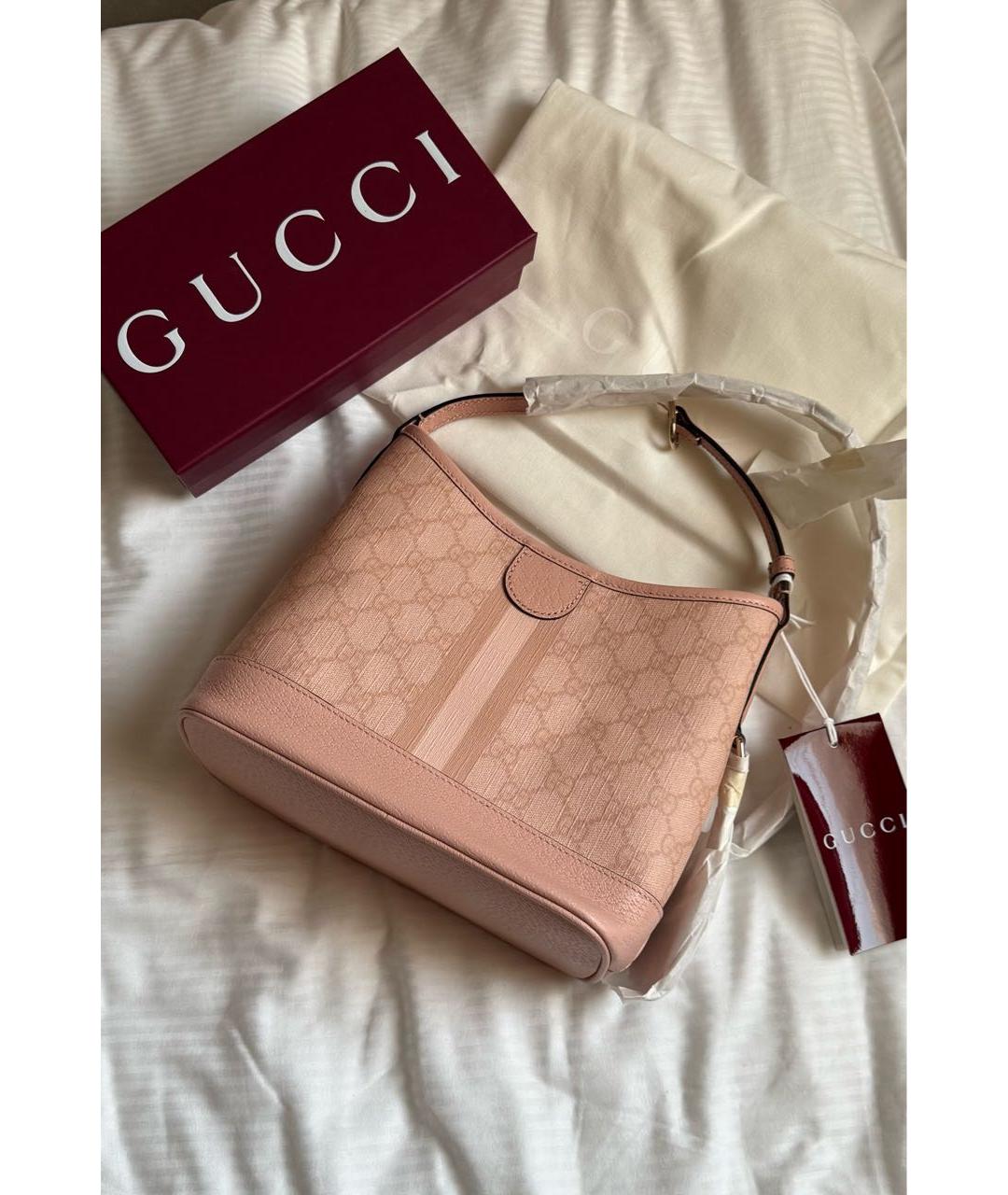 GUCCI Розовая сумка с короткими ручками, фото 3