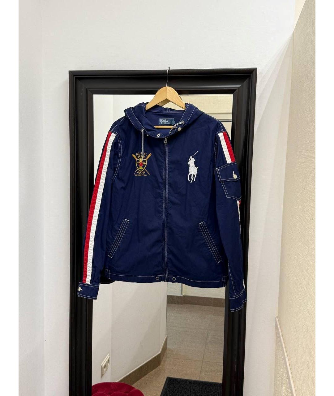 POLO RALPH LAUREN Синяя хлопковая куртка, фото 9