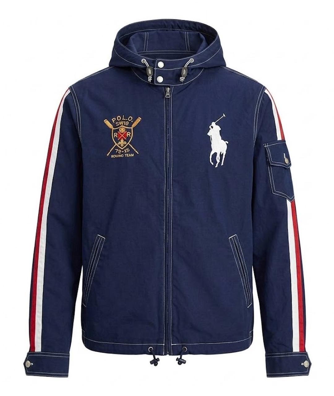 POLO RALPH LAUREN Синяя хлопковая куртка, фото 1