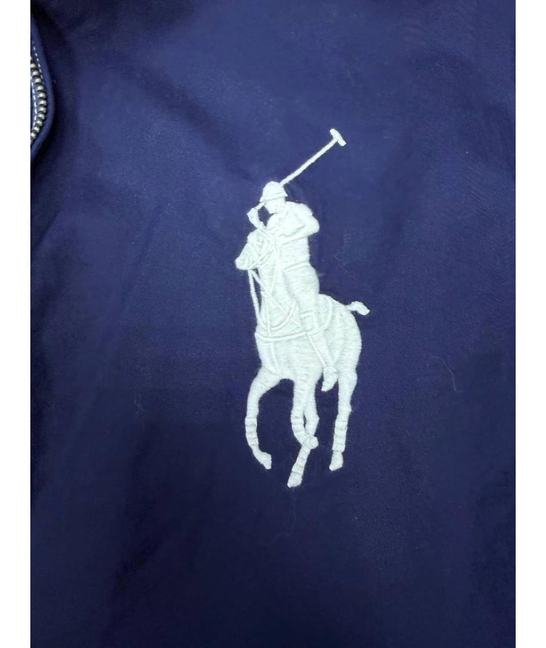POLO RALPH LAUREN Синяя хлопковая куртка, фото 7