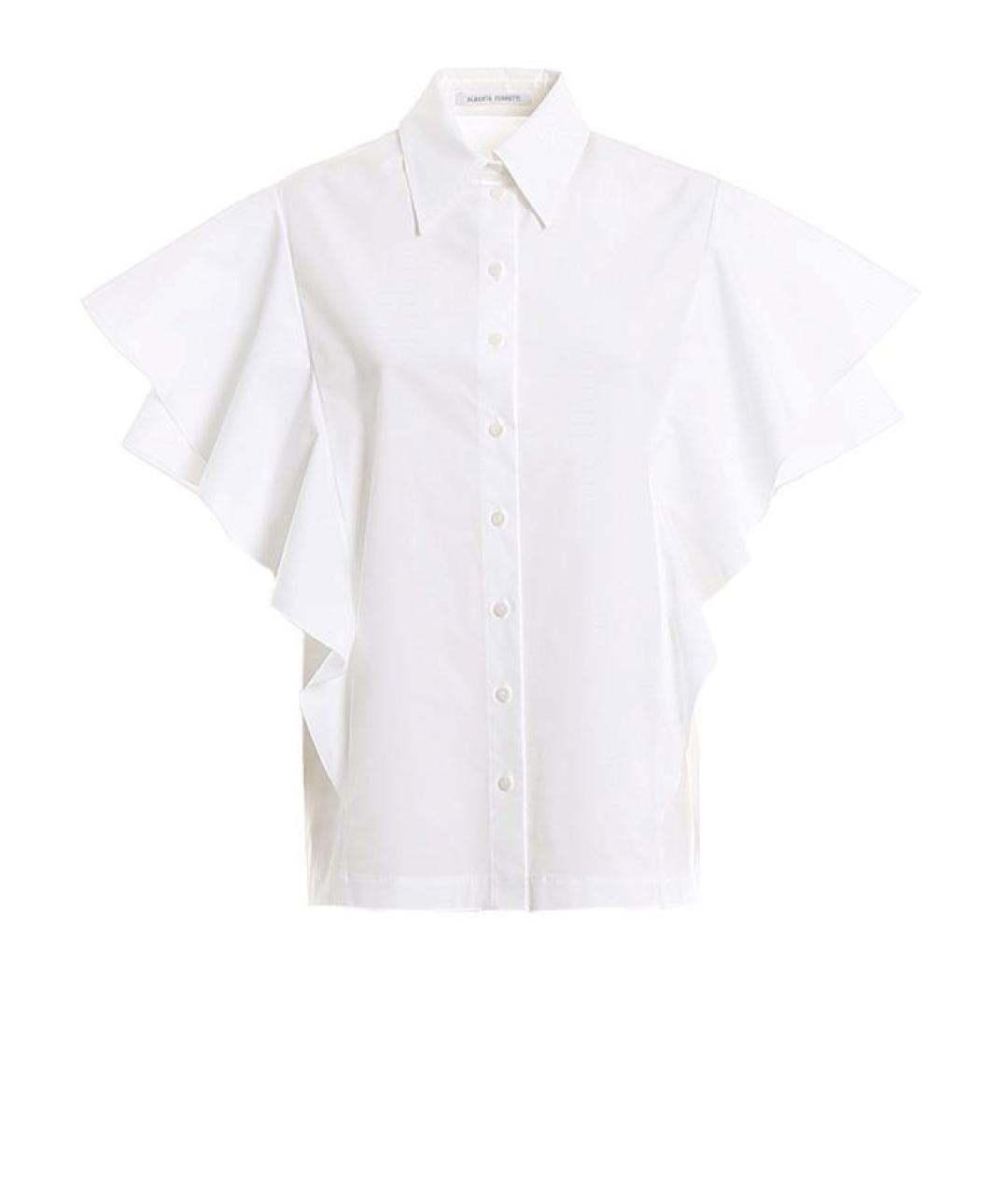 ALBERTA FERRETTI Белая блузы, фото 8