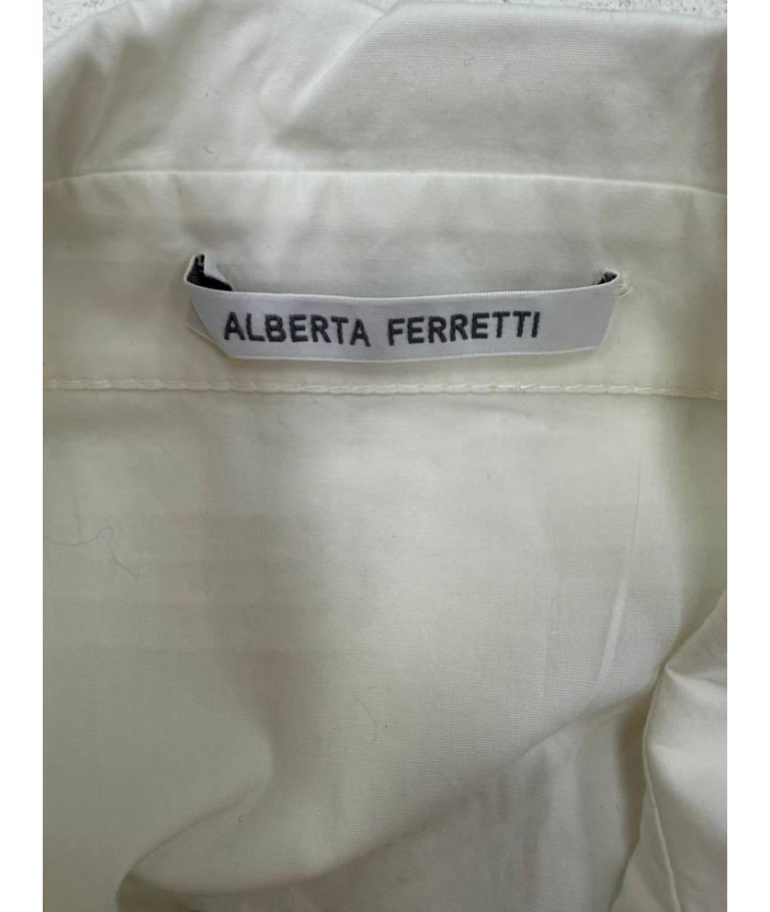 ALBERTA FERRETTI Белая блузы, фото 4