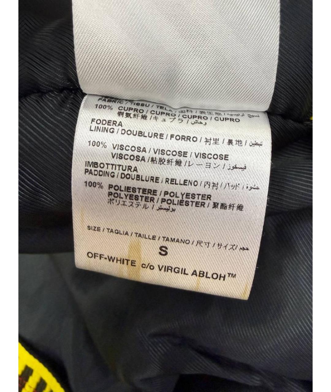 OFF-WHITE Черная куртка, фото 7
