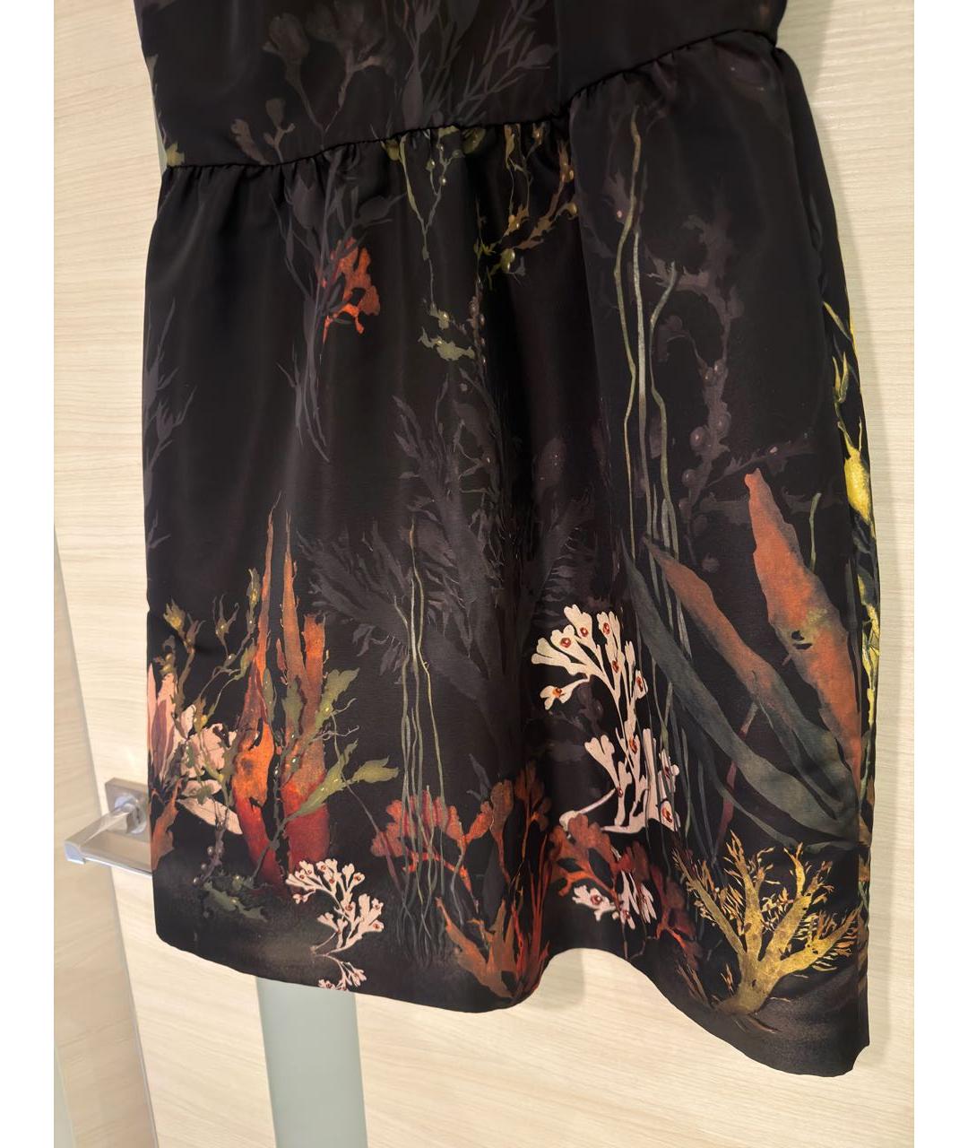 RED VALENTINO Черное полиэстеровое повседневное платье, фото 4