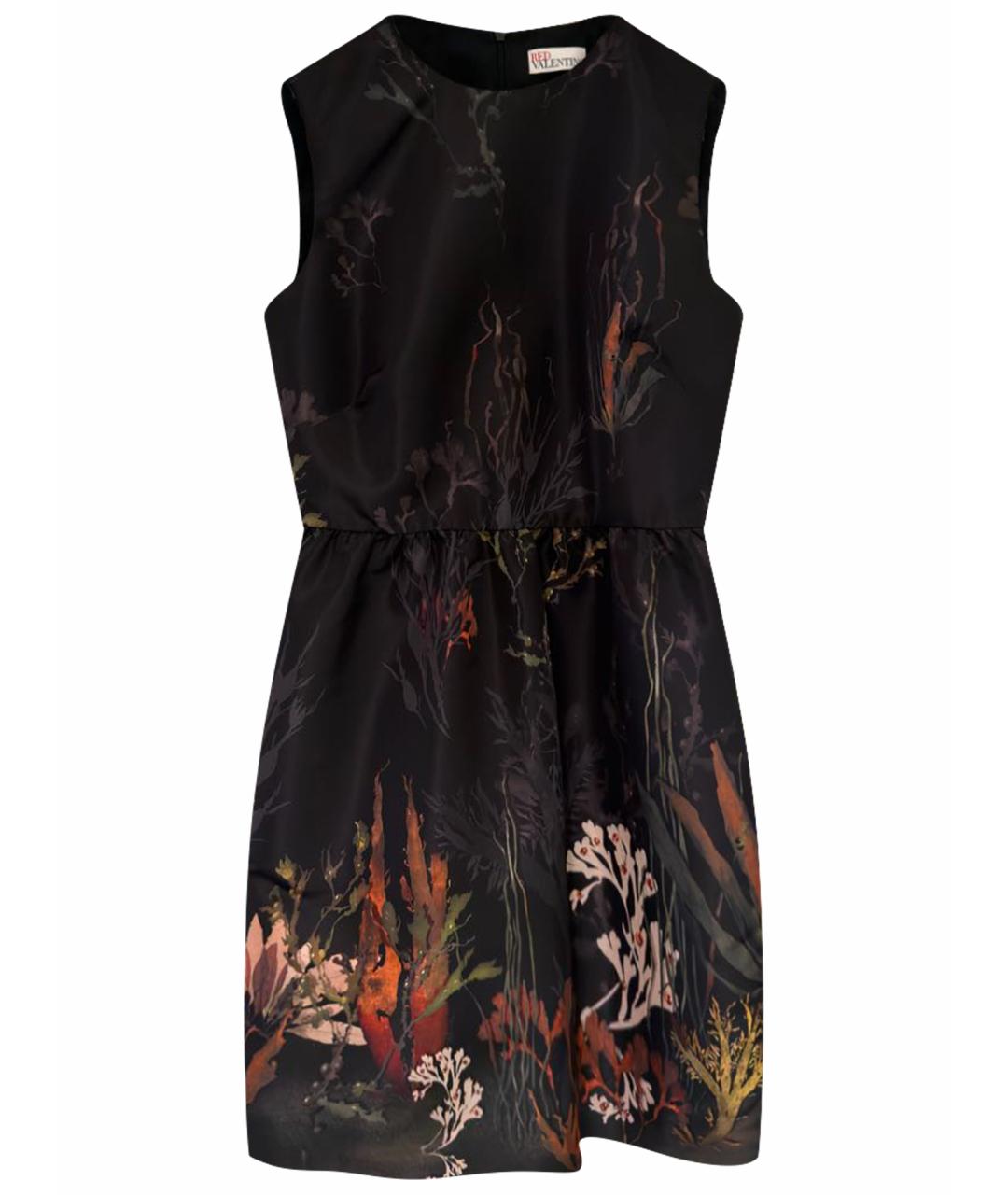 RED VALENTINO Черное полиэстеровое повседневное платье, фото 1