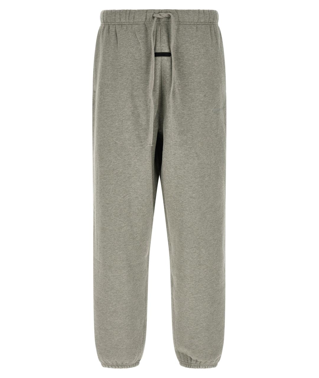 FEAR OF GOD ESSENTIALS Серые хлопковые повседневные брюки, фото 1