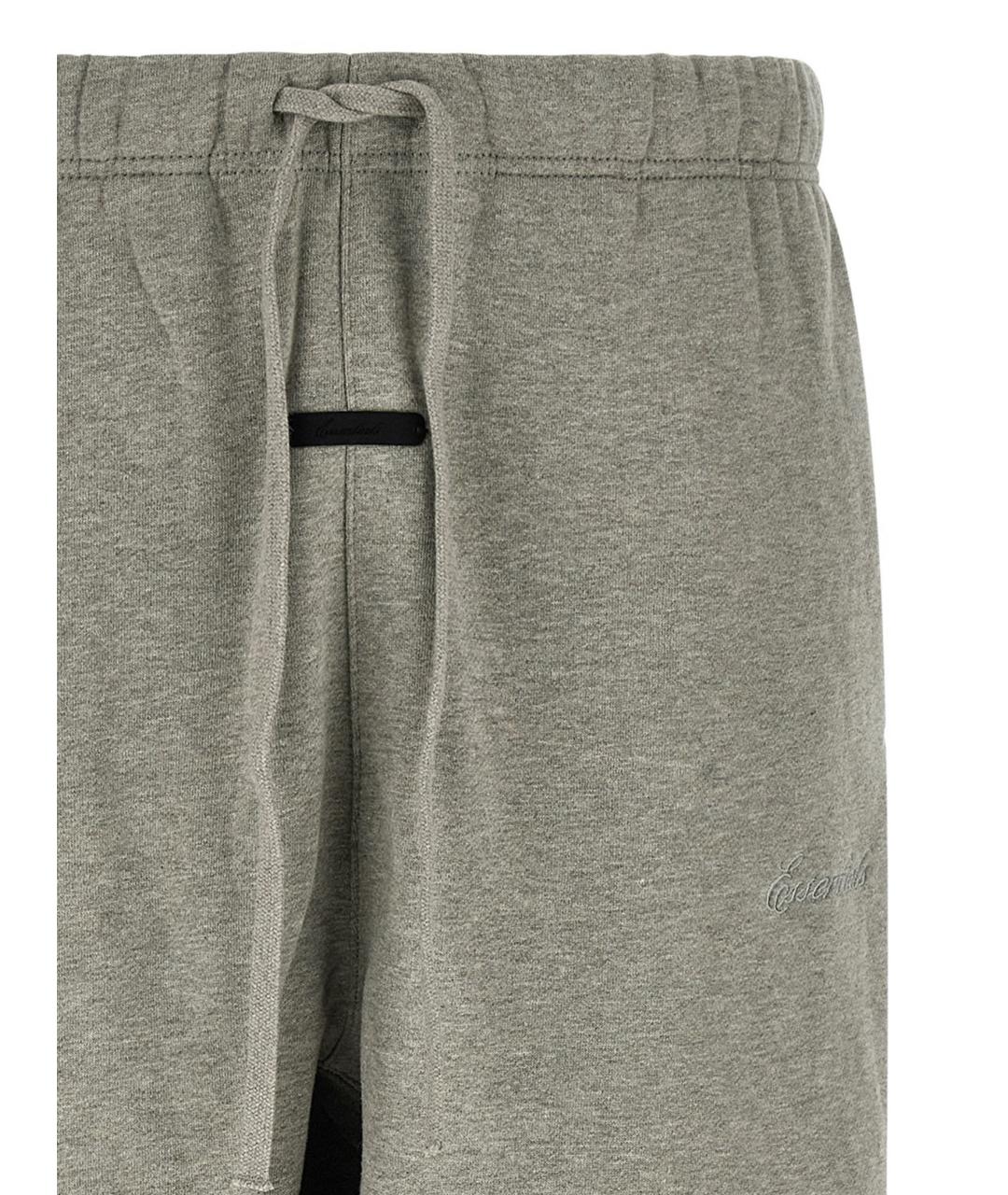 FEAR OF GOD ESSENTIALS Серые хлопковые повседневные брюки, фото 3