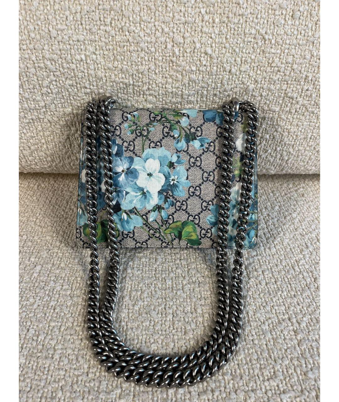 GUCCI Бежевая кожаная сумка через плечо, фото 3