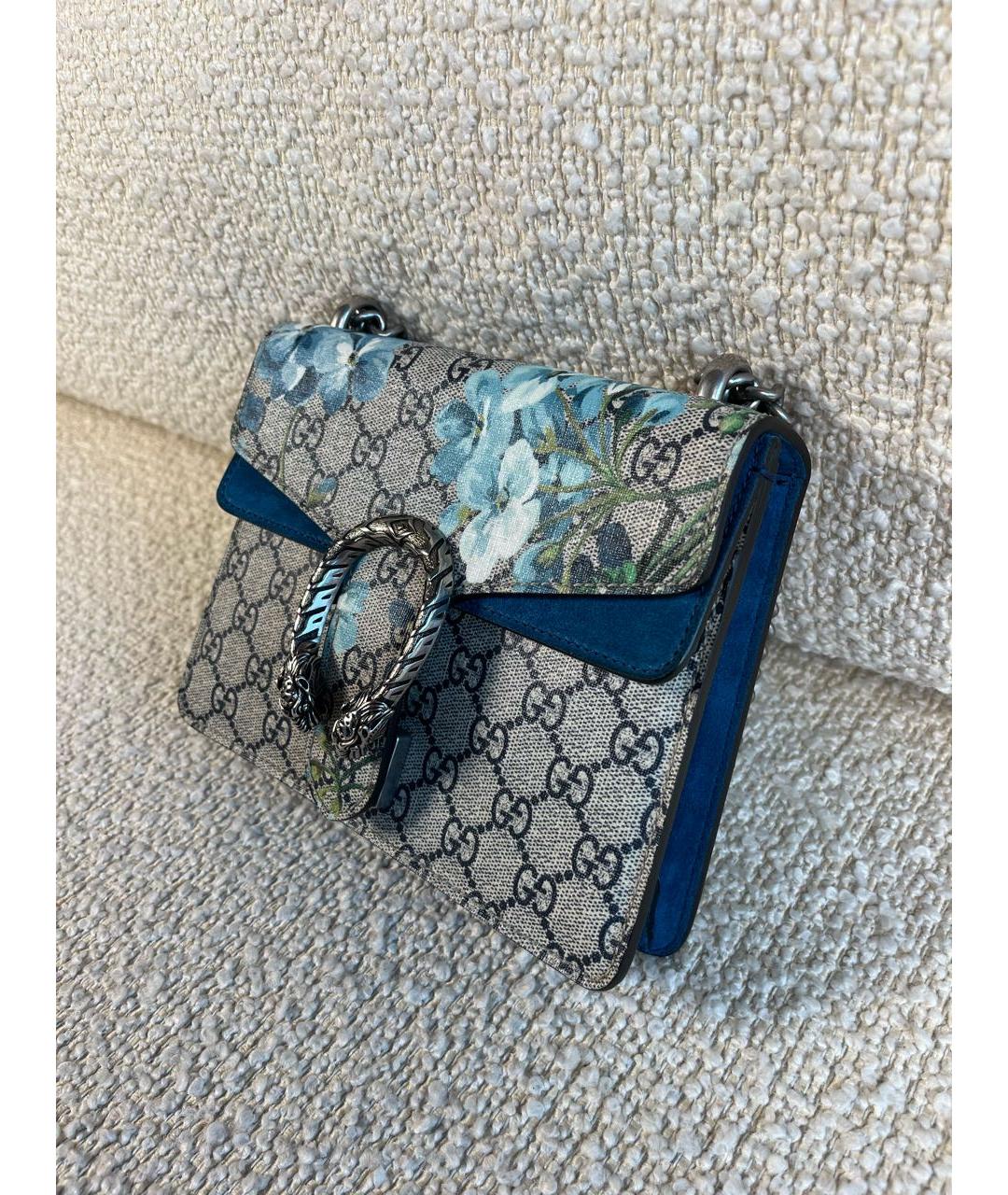GUCCI Бежевая кожаная сумка через плечо, фото 5