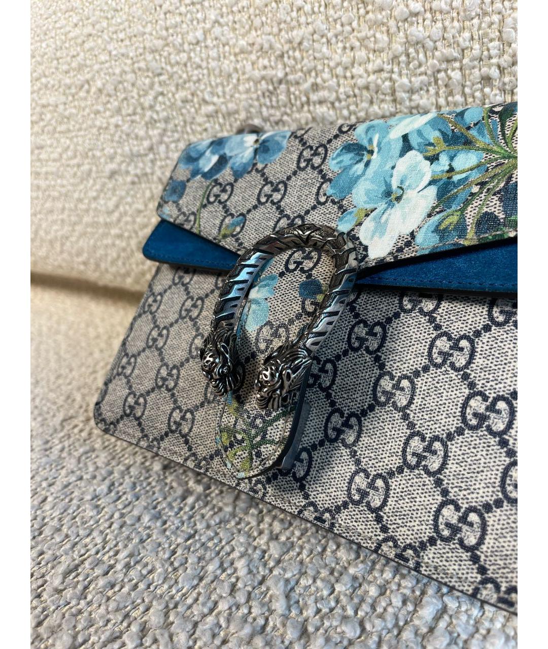 GUCCI Бежевая кожаная сумка через плечо, фото 7
