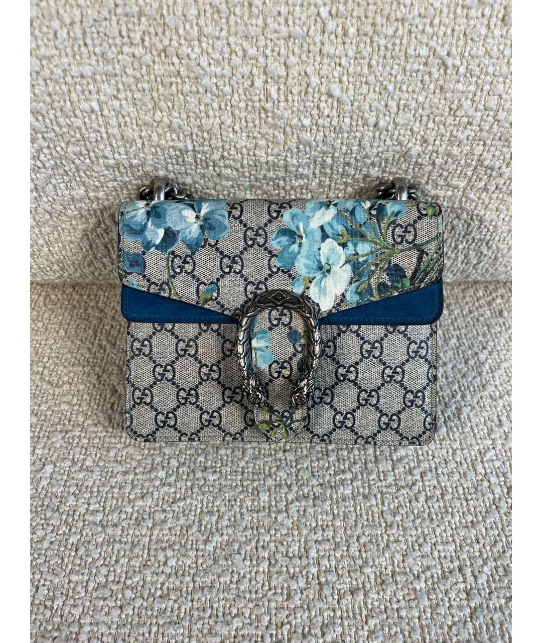 GUCCI Бежевая кожаная сумка через плечо, фото 9