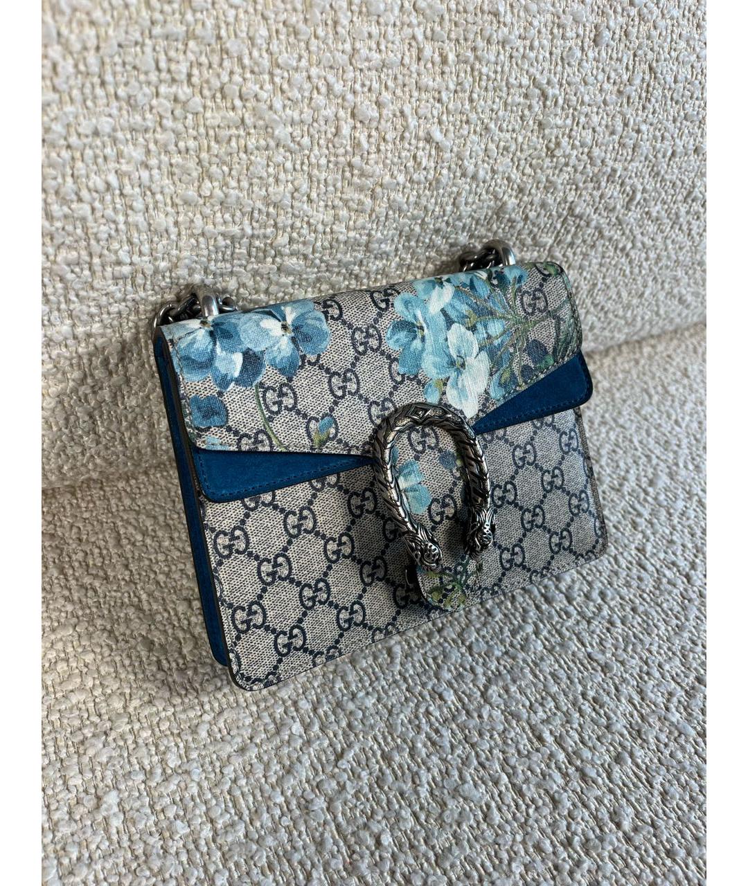 GUCCI Бежевая кожаная сумка через плечо, фото 2