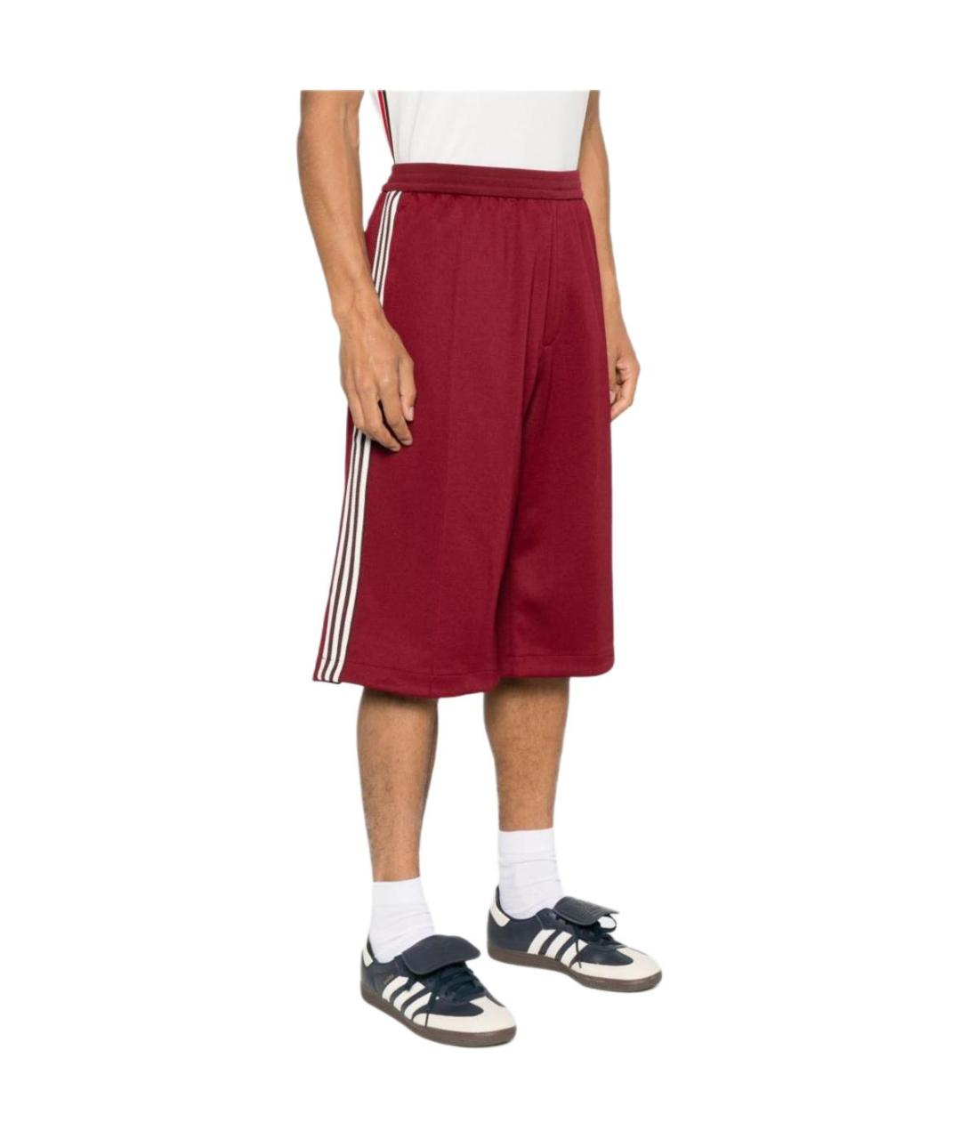 ADIDAS Бордовые шорты, фото 4