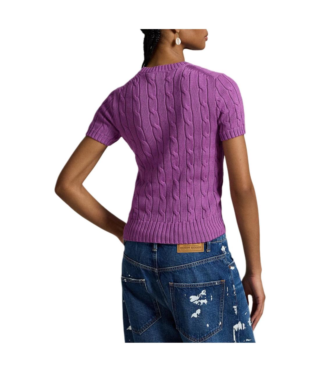 POLO RALPH LAUREN Фиолетовый джемпер / свитер, фото 4