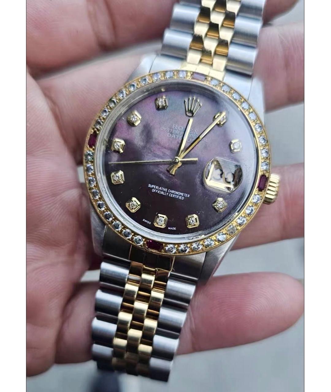 ROLEX Мульти часы из желтого золота, фото 4