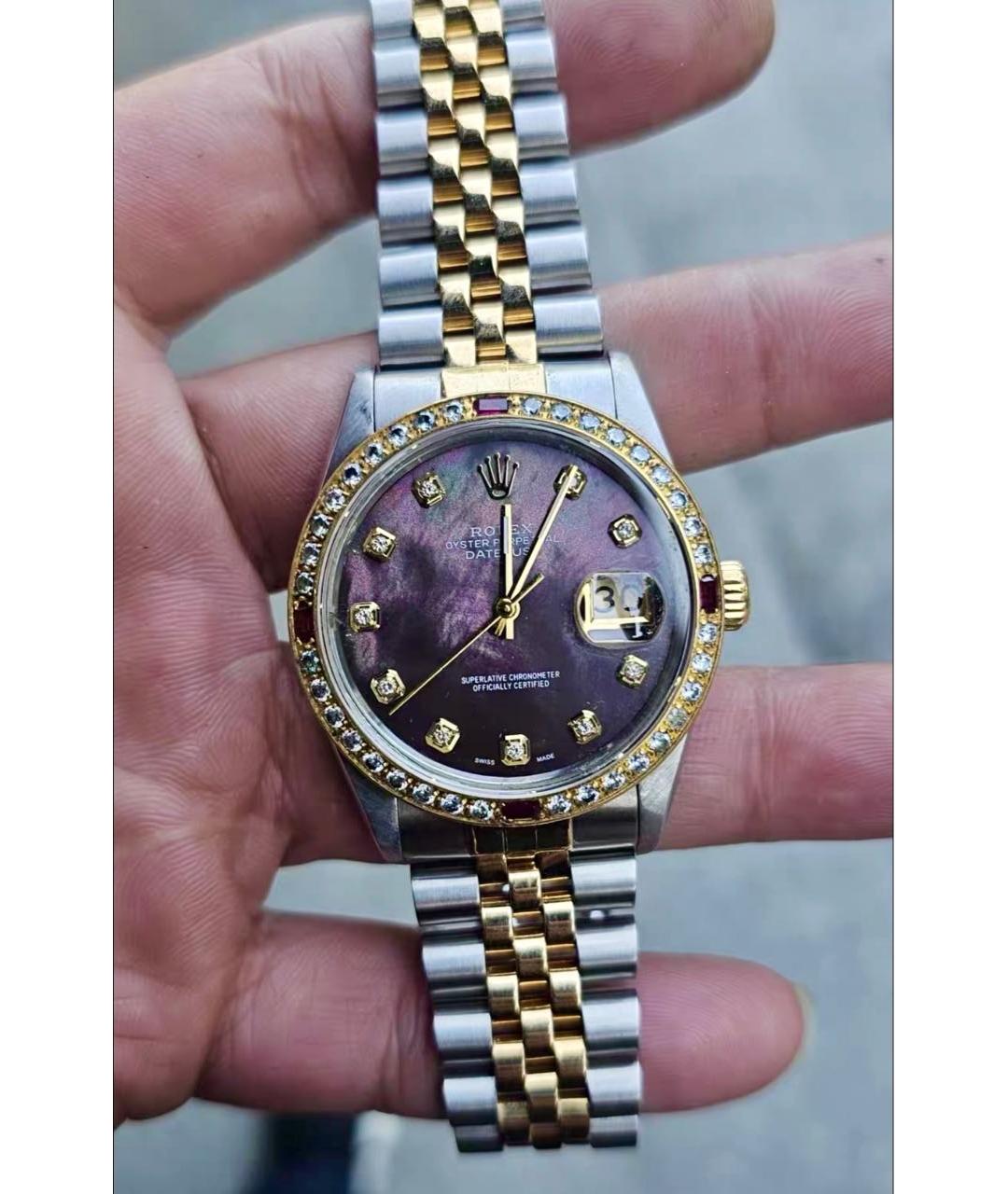 ROLEX Мульти часы из желтого золота, фото 2