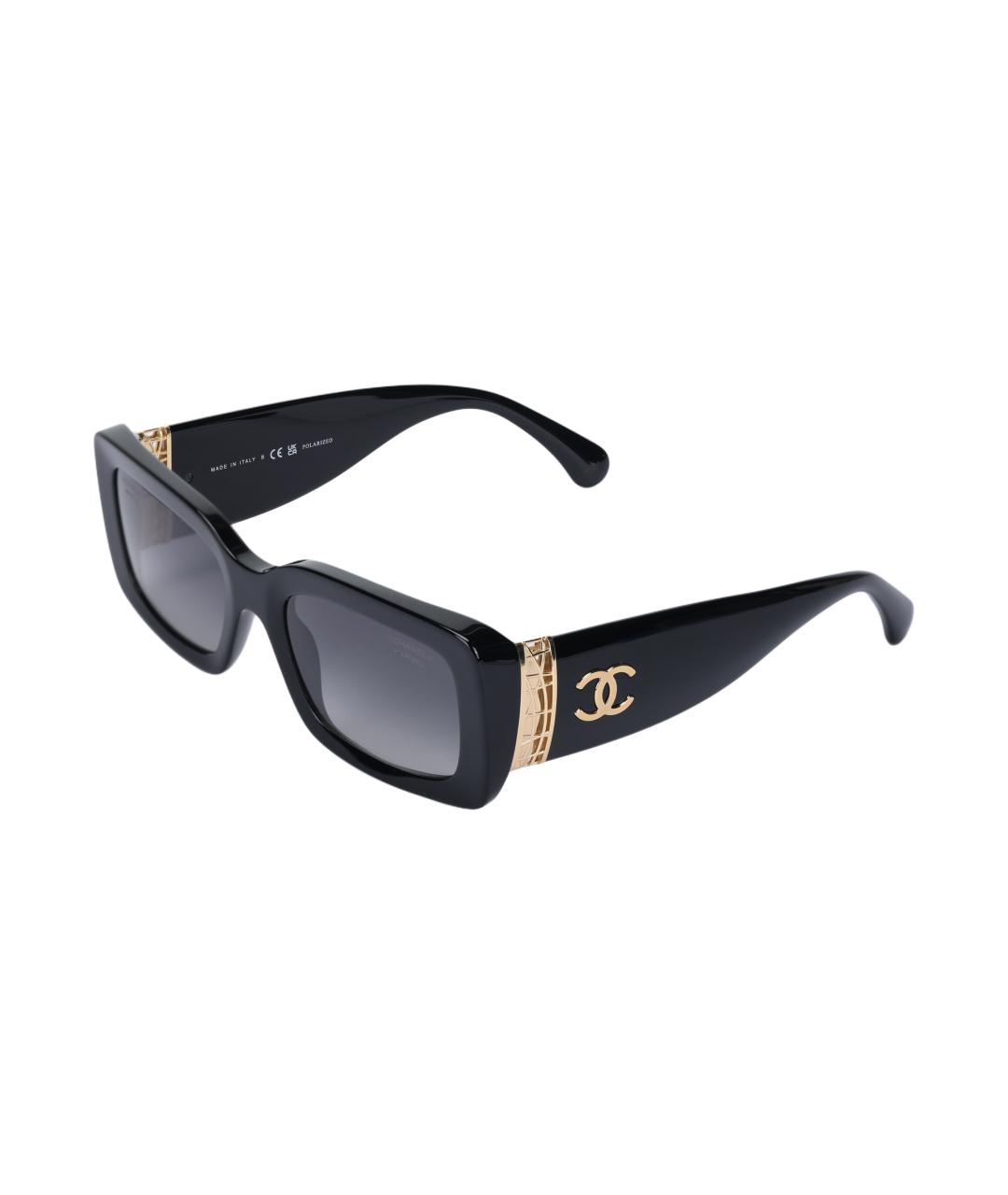 CHANEL Черные солнцезащитные очки, фото 1