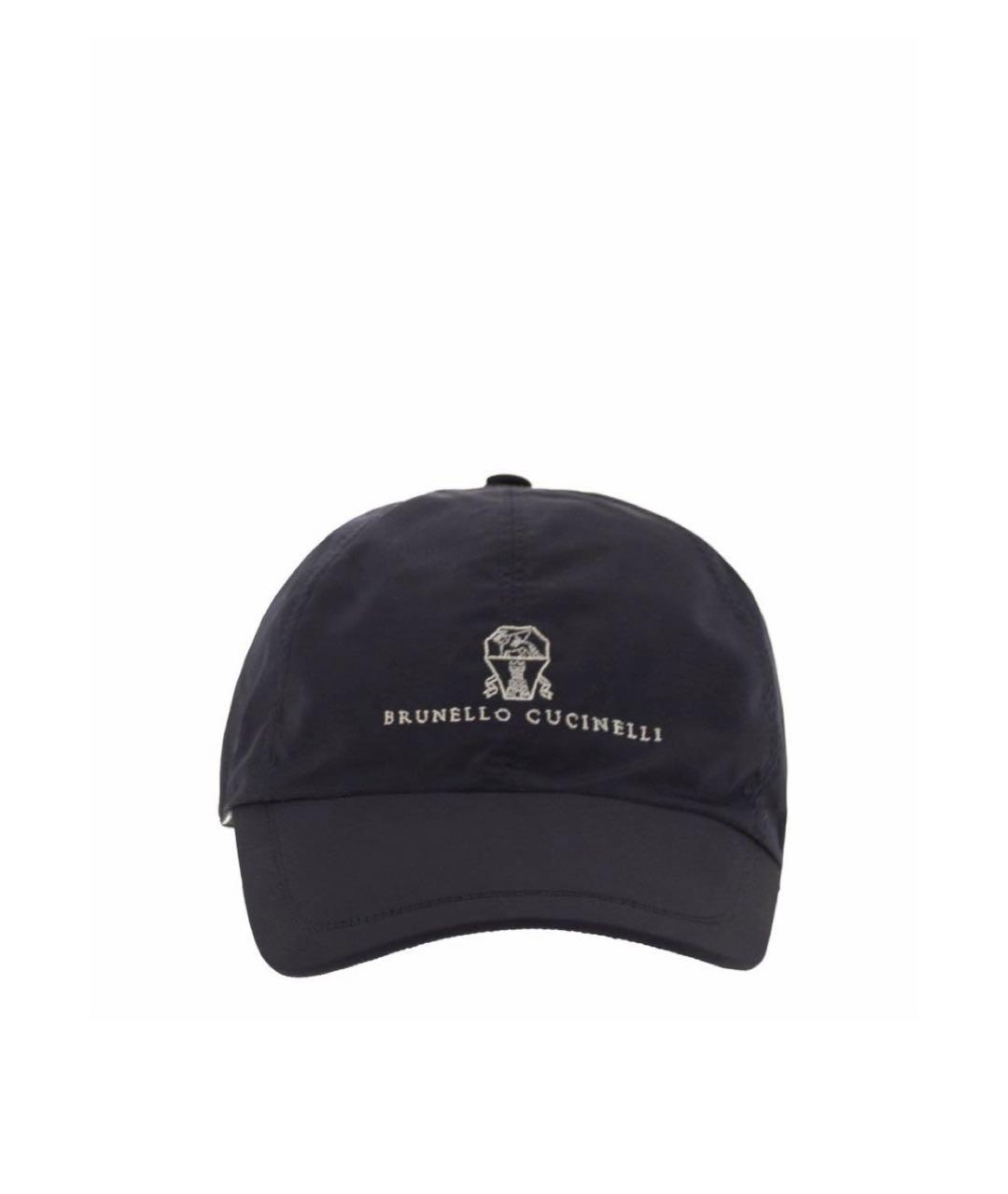 BRUNELLO CUCINELLI Темно-синяя кепка/бейсболка, фото 1