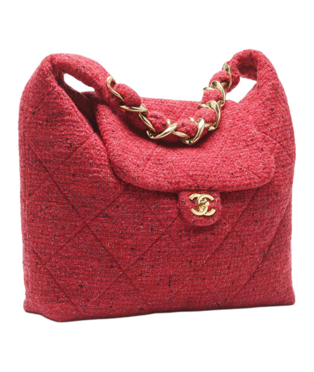 CHANEL Красная сумка через плечо, фото 2