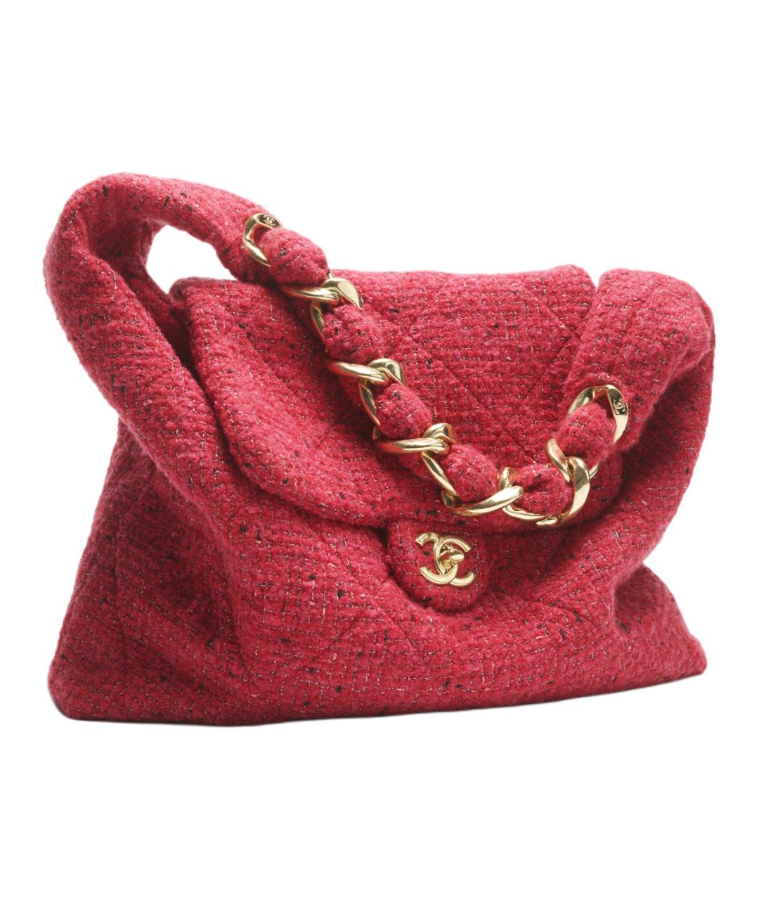 CHANEL Красная сумка через плечо, фото 3