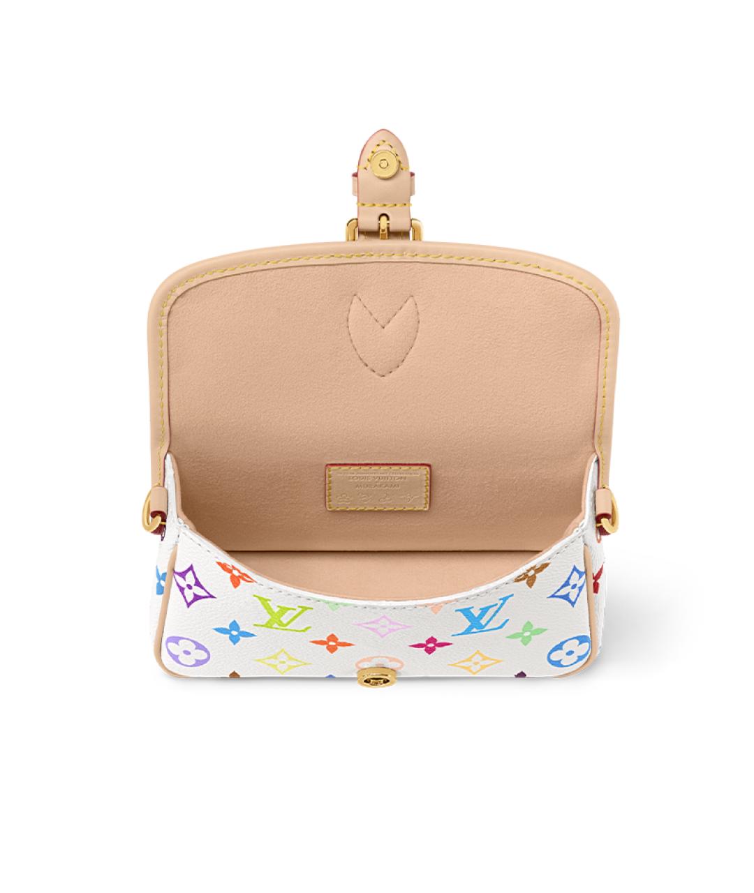 LOUIS VUITTON Белая сумка через плечо, фото 4