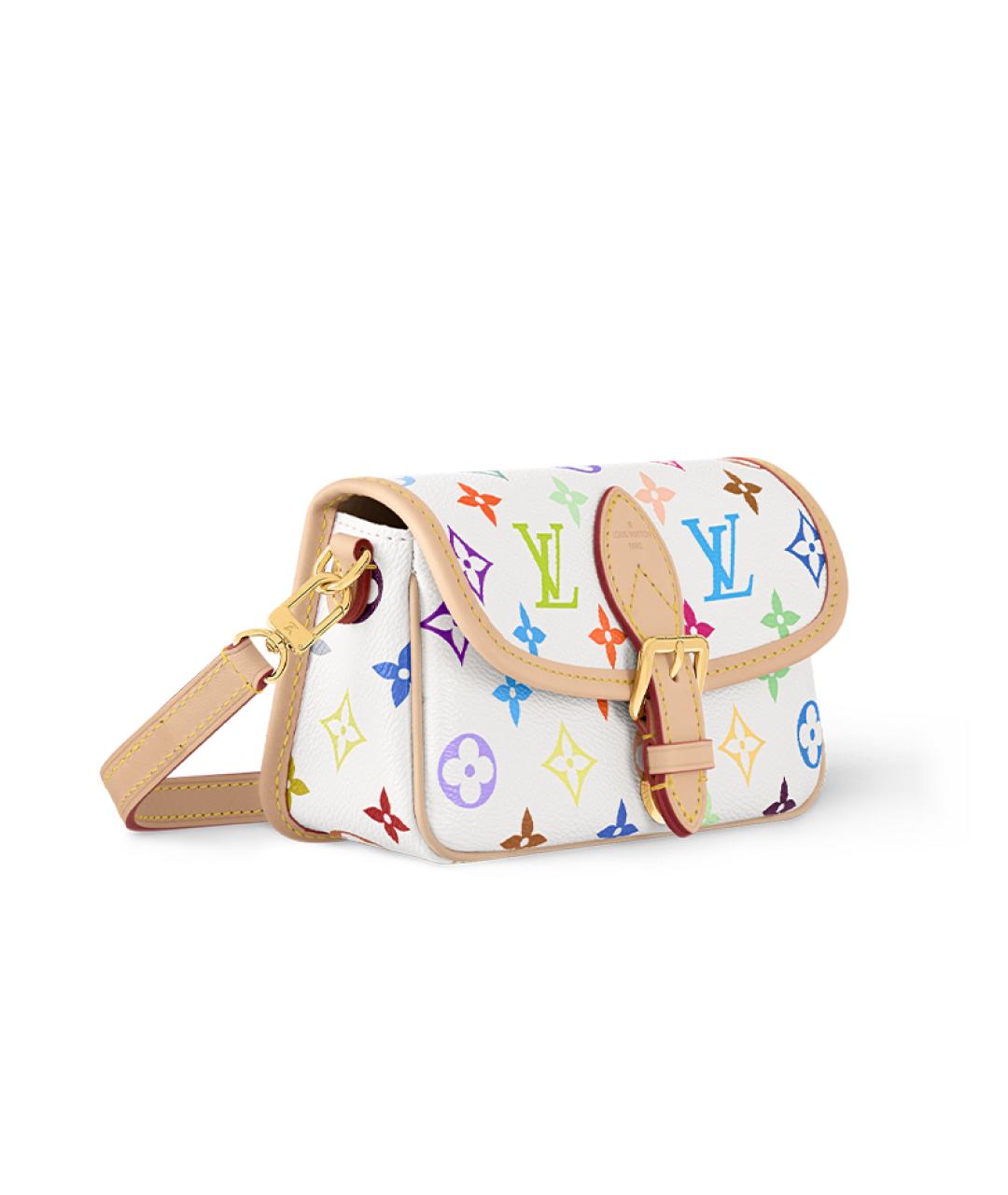 LOUIS VUITTON Белая сумка через плечо, фото 2