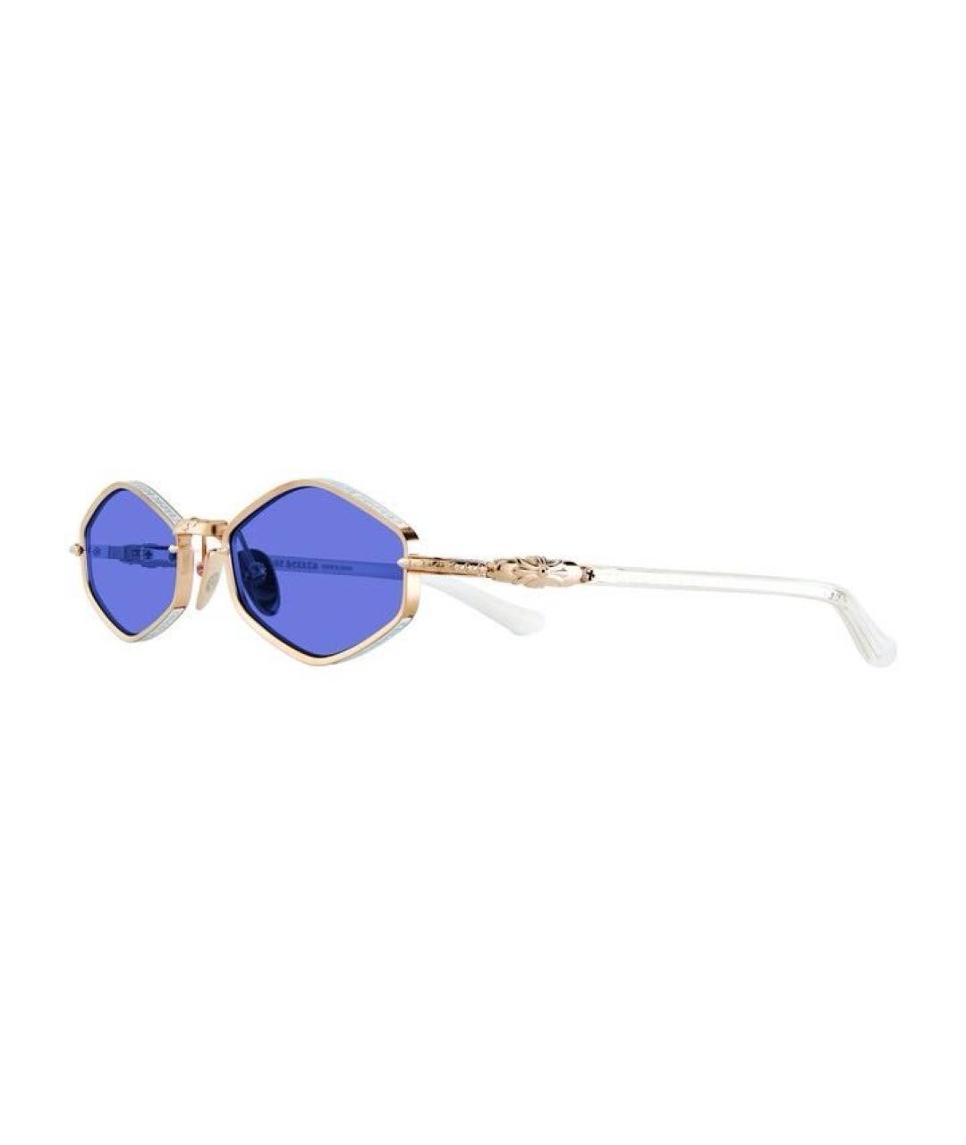 CHROME HEARTS Белые пластиковые солнцезащитные очки, фото 3