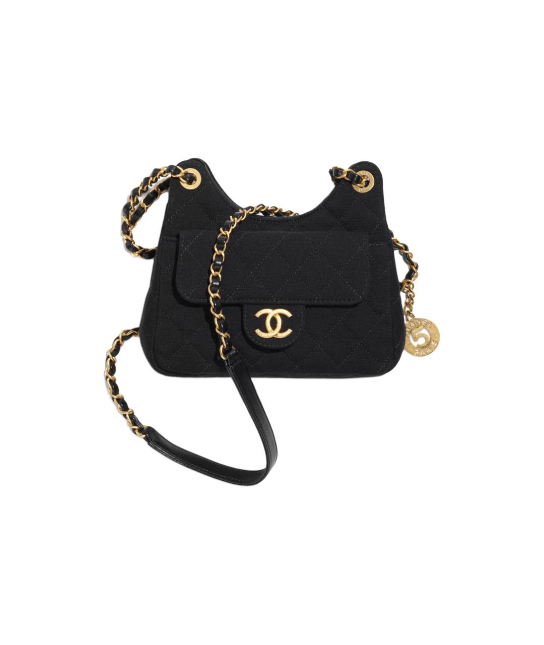 CHANEL Черная сумка через плечо, фото 5
