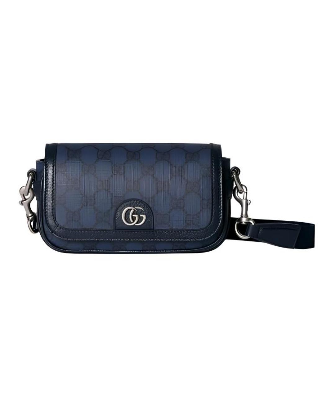 GUCCI Синяя сумка на плечо, фото 1