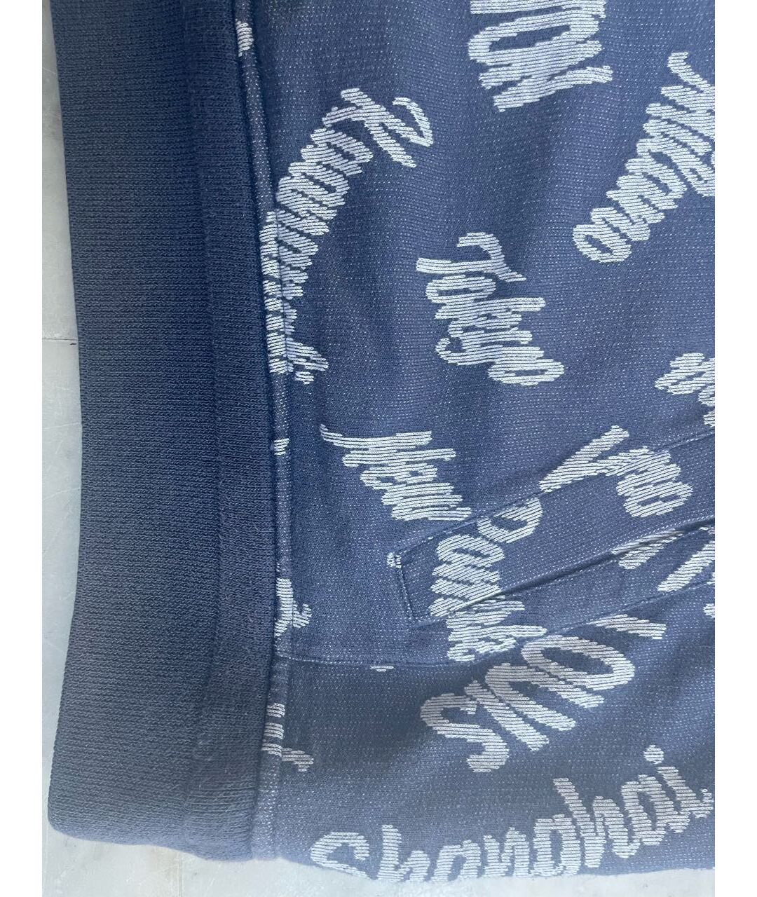 LOUIS VUITTON PRE-OWNED Синий хлопковый джемпер / свитер, фото 4
