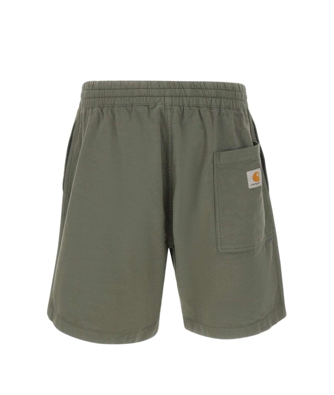 CARHARTT WIP Хаки хлопковые шорты, фото 3