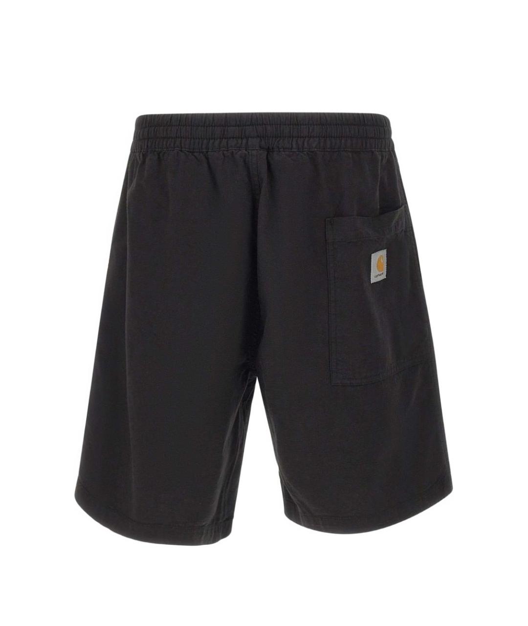 CARHARTT WIP Черные хлопковые шорты, фото 3