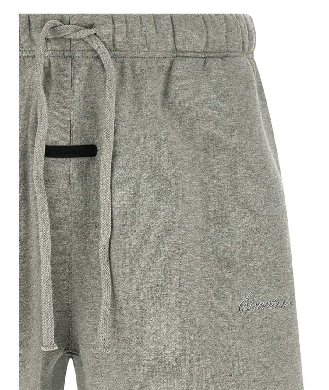 FEAR OF GOD ESSENTIALS Серые хлопковые шорты, фото 3