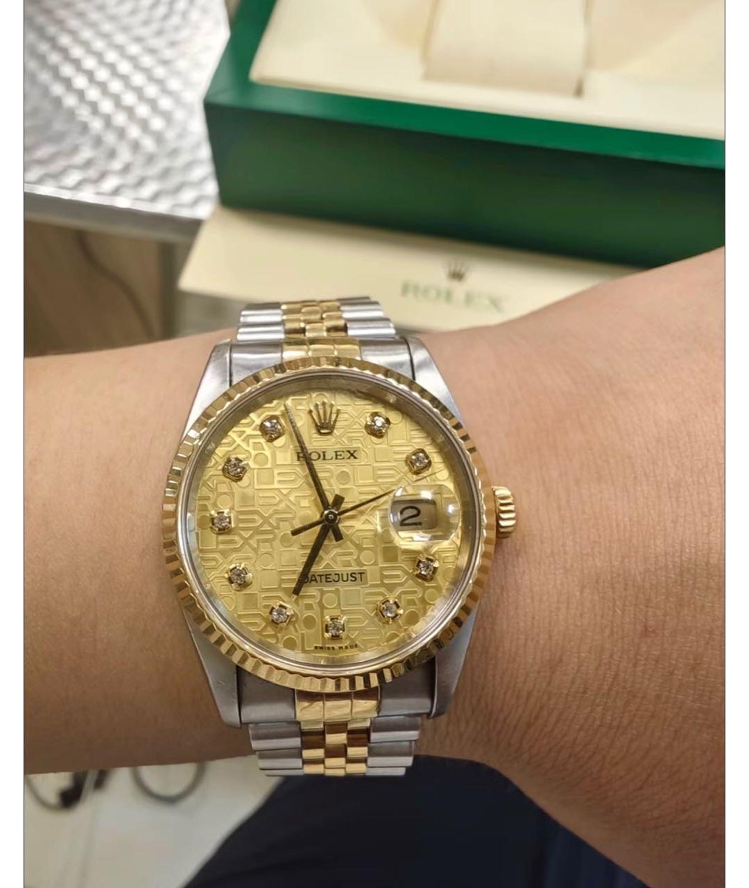 ROLEX Золотые часы из желтого золота, фото 6