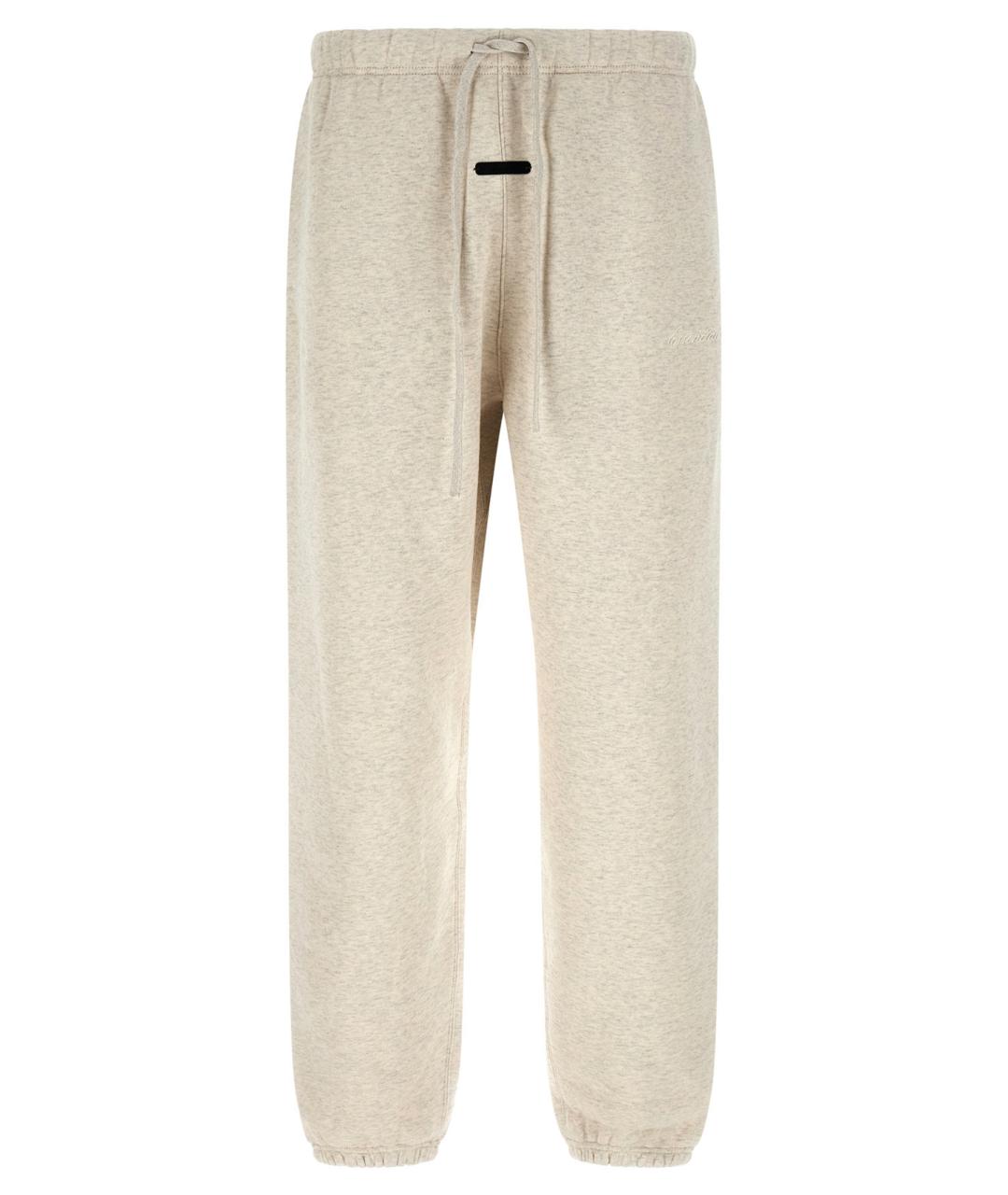 FEAR OF GOD ESSENTIALS Серые хлопковые повседневные брюки, фото 1