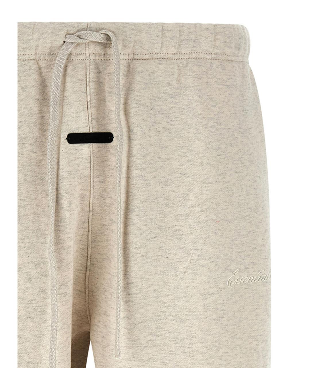 FEAR OF GOD ESSENTIALS Серые хлопковые повседневные брюки, фото 3