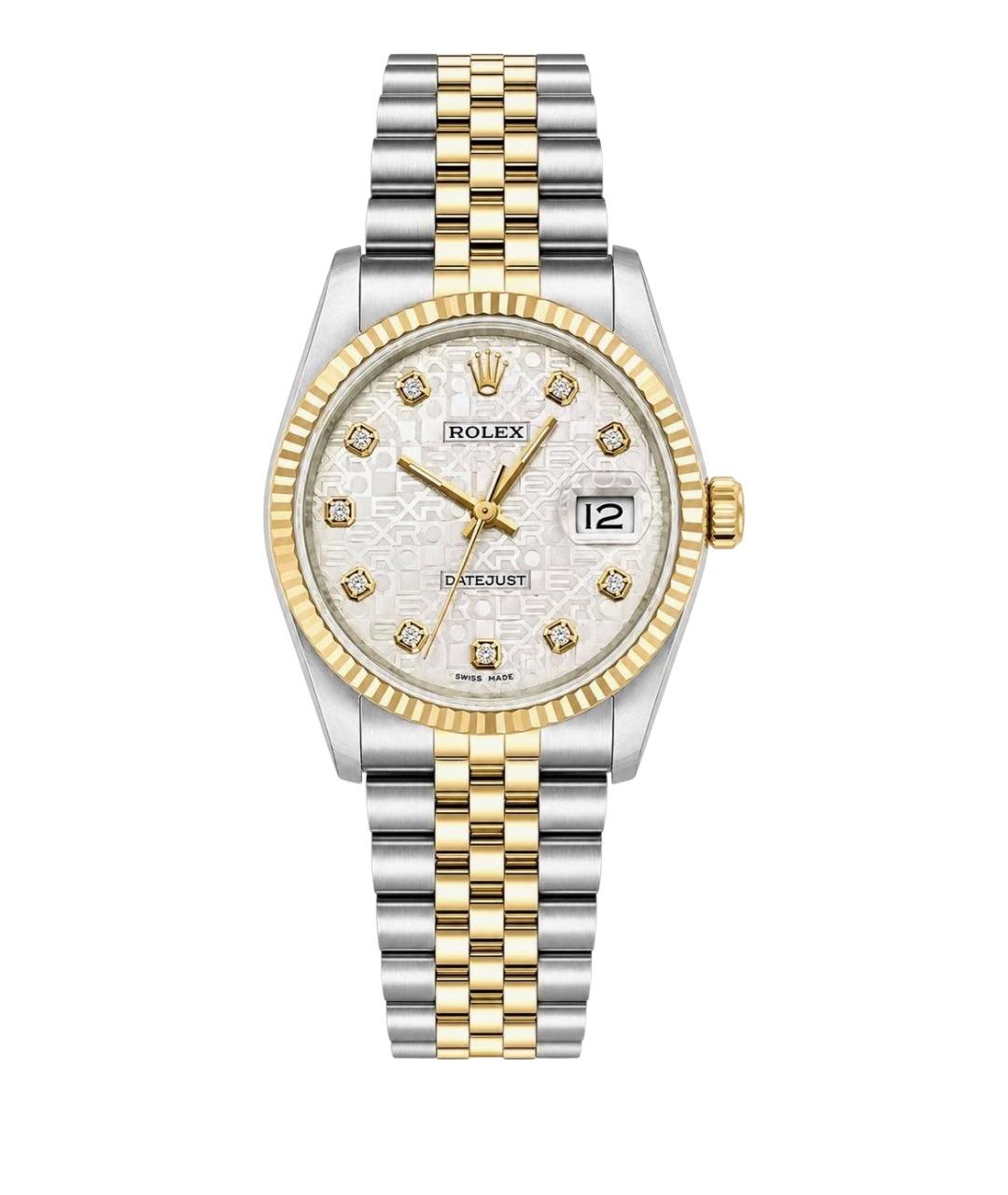 ROLEX Серебряные часы из желтого золота, фото 1