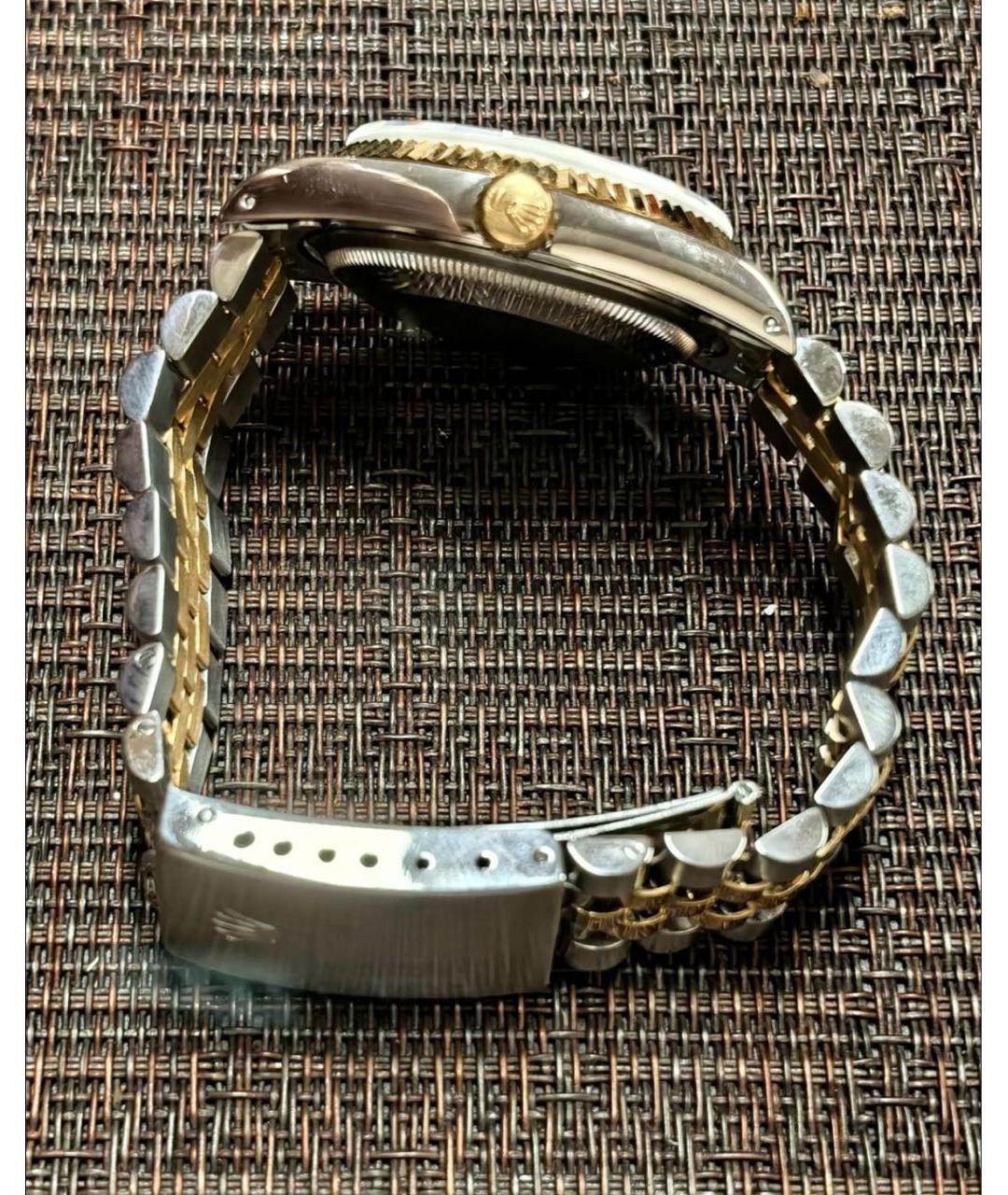 ROLEX Серебряные часы из желтого золота, фото 4