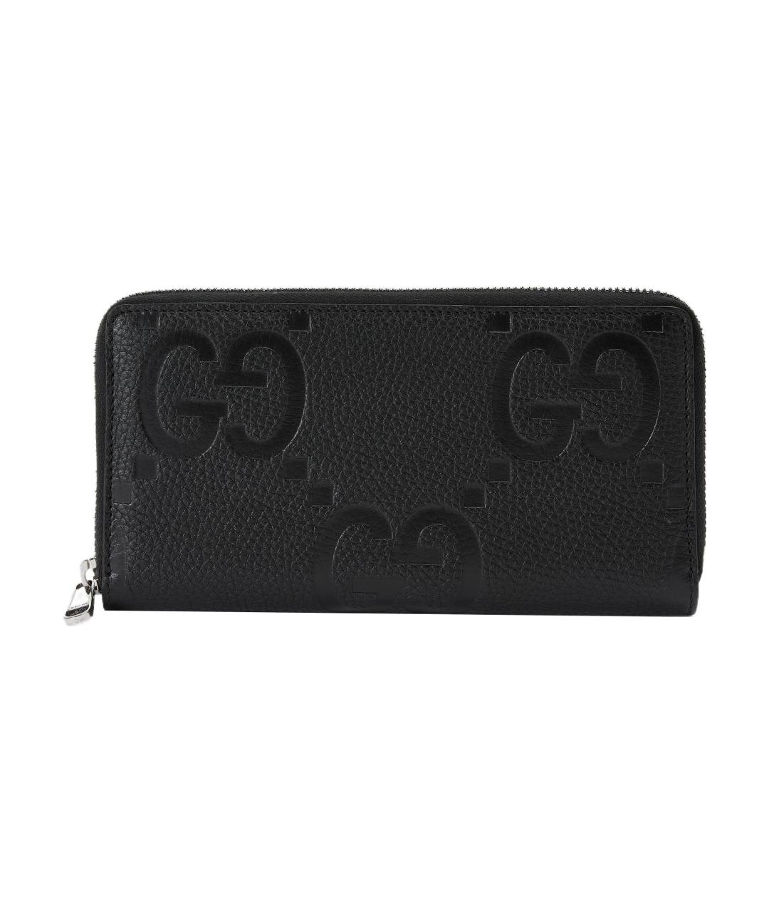 GUCCI Черный кожаный кошелек, фото 1