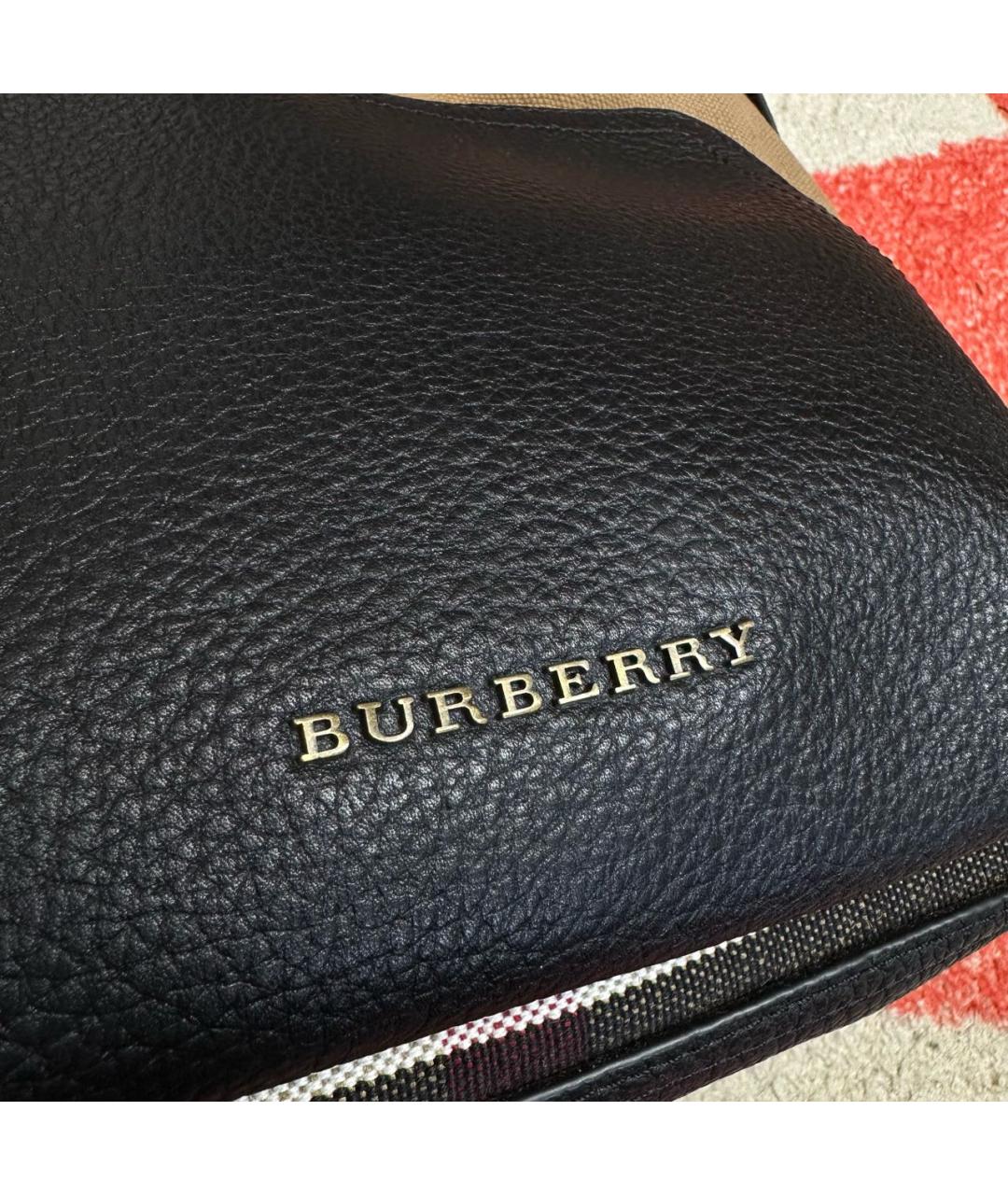BURBERRY Коричневый тканевый рюкзак, фото 2