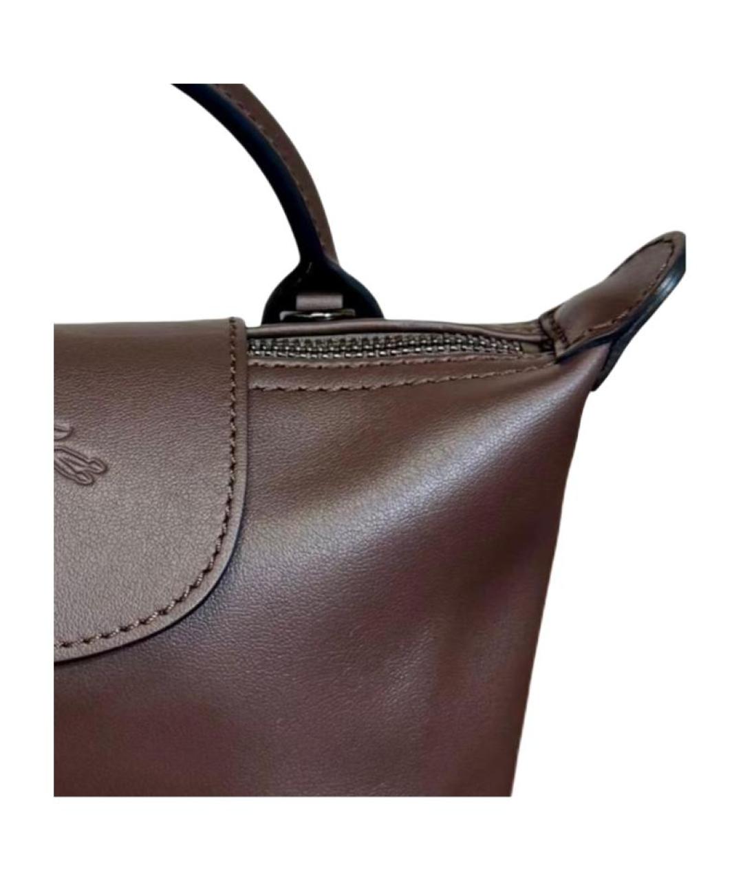 LONGCHAMP Коричневая сумка через плечо, фото 3