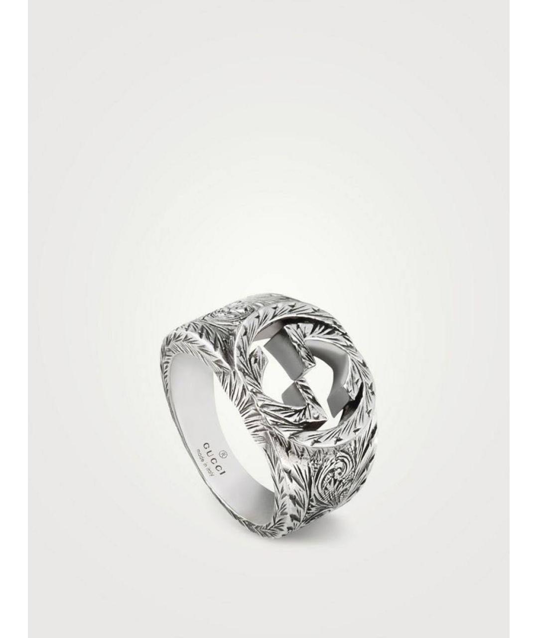 GUCCI Серебряное серебряное кольцо, фото 2