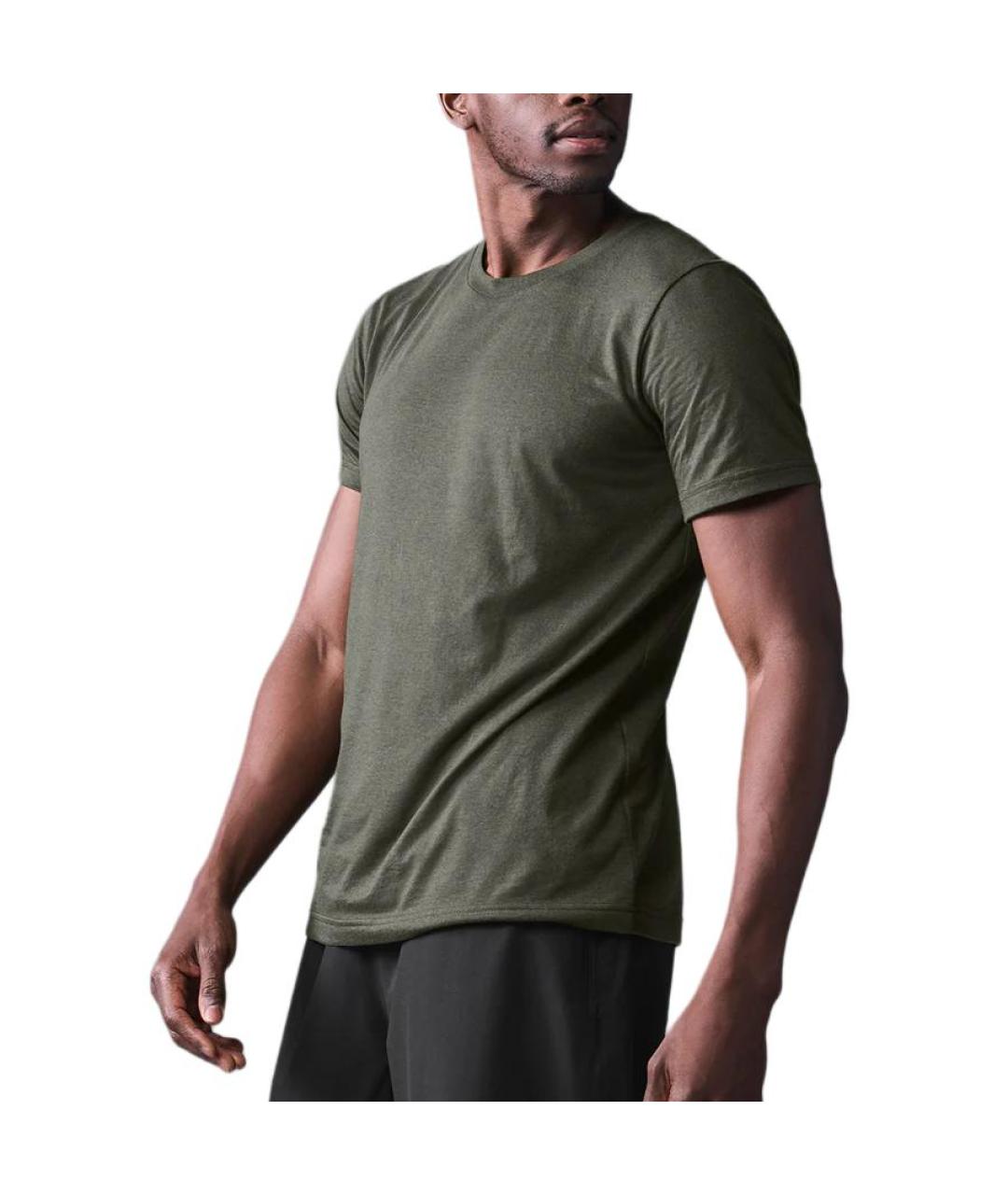 ALO YOGA Хаки футболка, фото 4