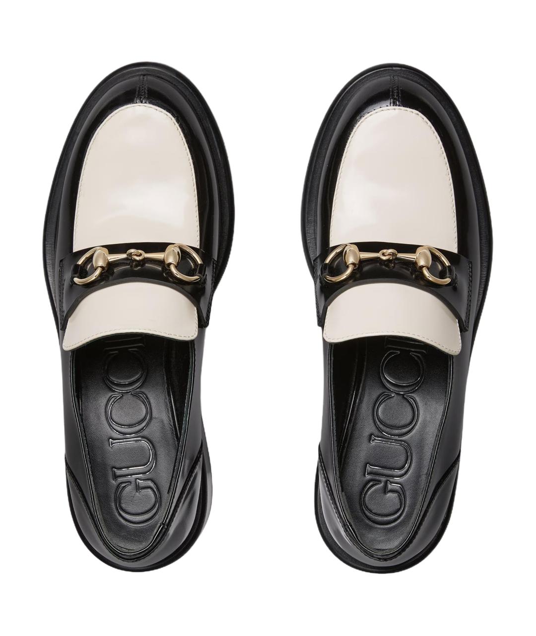 GUCCI Черные кожаные лоферы, фото 5