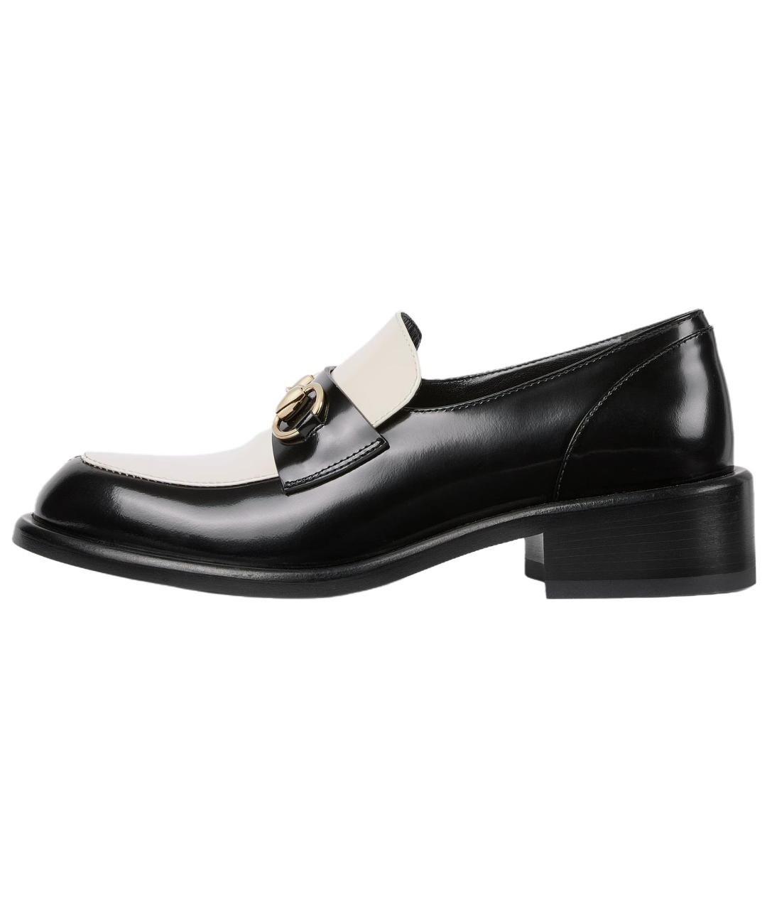 GUCCI Черные кожаные лоферы, фото 2