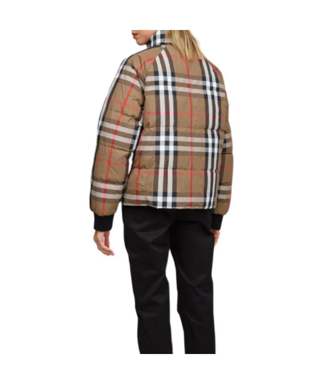 BURBERRY Коричневый пуховик, фото 5